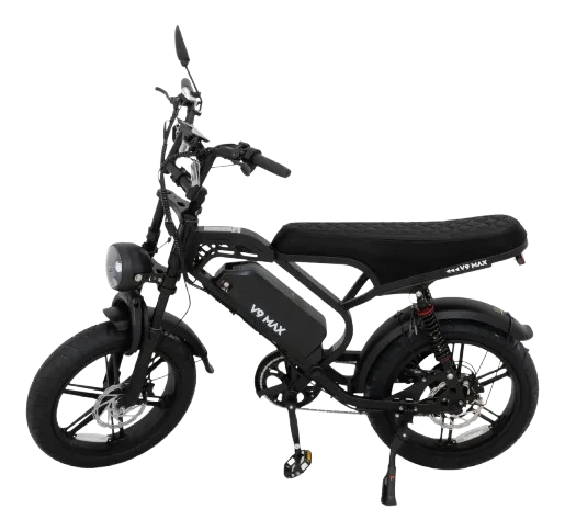 Scooter e Bicicleta Elétrica Nado V9 Max 1000w preta e vermelha de alta performance