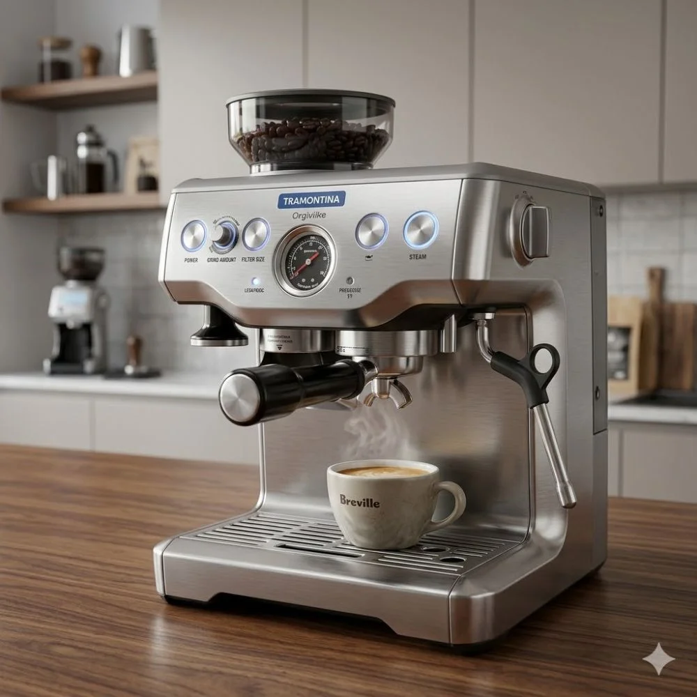 Máquina de café expresso Tramontina by Breville Express em aço inox